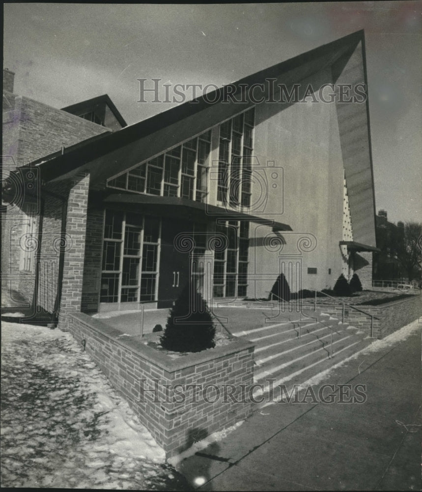 1959 Press Photo New Trinity Presbyterian Church in Wisconsin - mjc19454- Historic Images