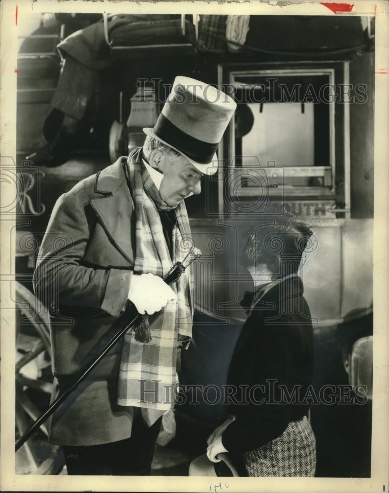 1964 Press Photo W.C. Fields and Freddy Bartholomew in &quot;David Copperfield&quot; Scene- Historic Images