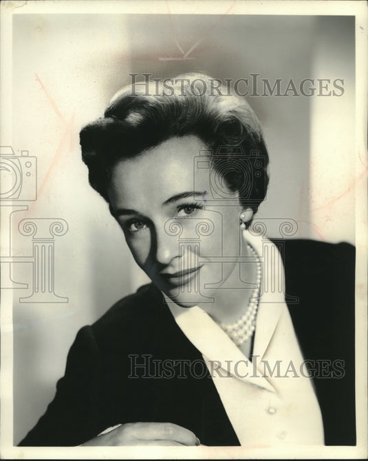 1960 Press Photo Phyllis Thaxter stars in CBS television special "The Cruel Day"- Historic Images