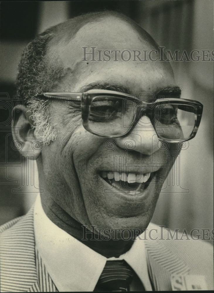 1982 Press Photo Billy Bruton, former baseball player for the Milwaukee Braves- Historic Images
