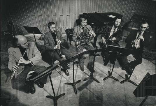 1974 Press Photo The University of Wisconsin-Milwaukee Woodwind Arts Quintet- Historic Images