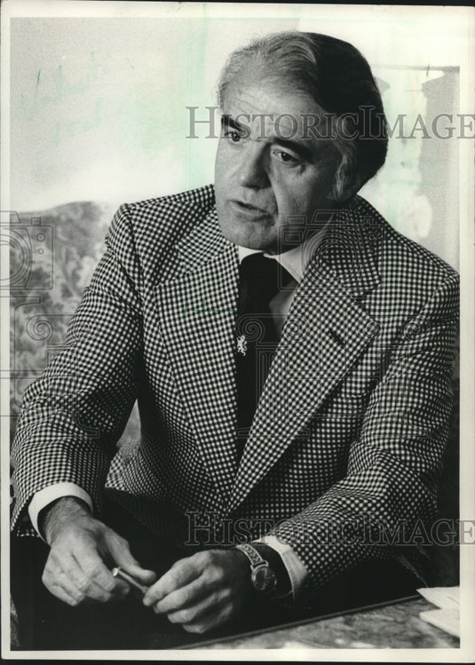 1973 Press Photo Jack Valenti president of Motion Picture Association of U.S.