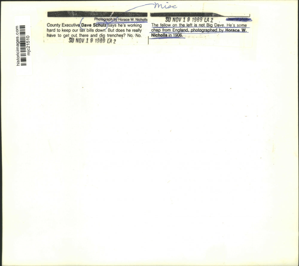 1906 Press Photo Chap from England photographed in 1906 - mjc21510