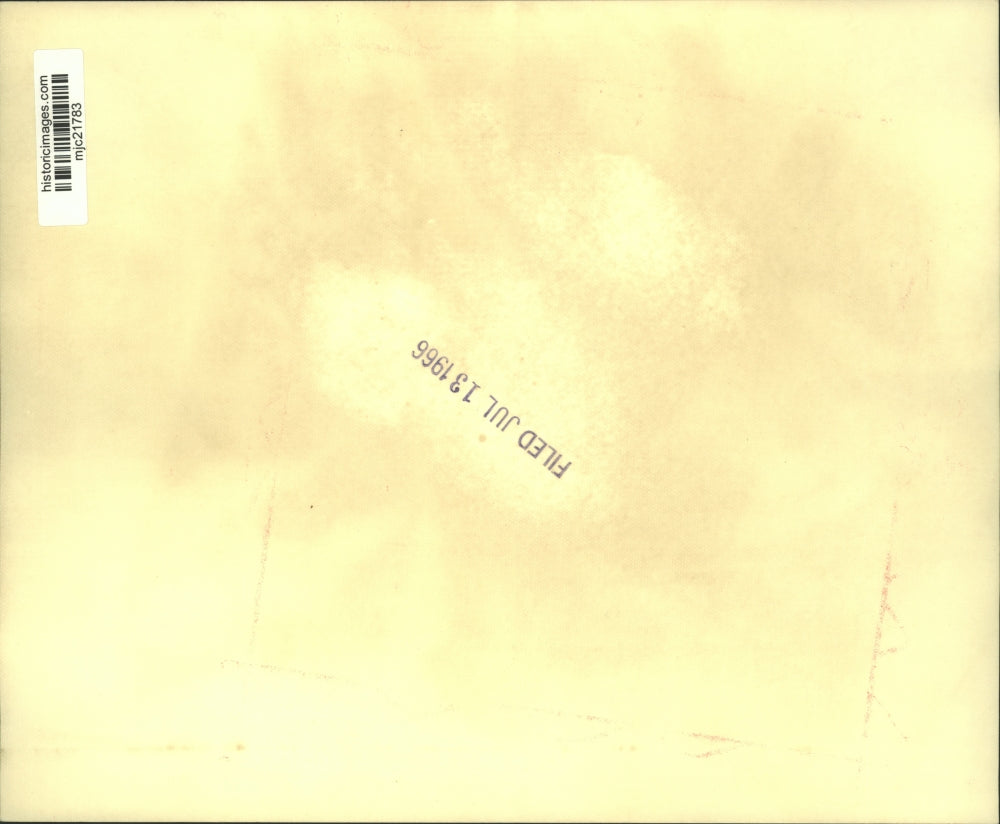 1966 Press Photo President Johnson and Sec. of State Dean Rusk at White House.