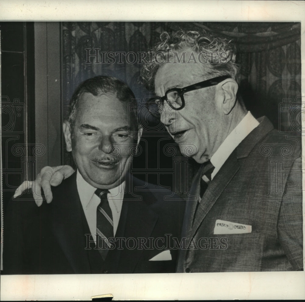 1965 Press Photo Senator Dirksen (R) and New York ex-governor Dewey, Washington.- Historic Images