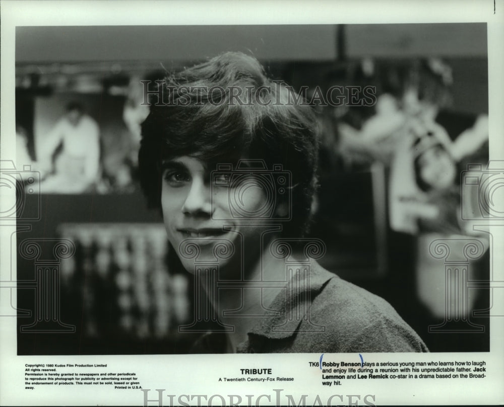 1984 Press Photo Actor Robby Benson in &quot;Tribute&quot; - mjc21975- Historic Images