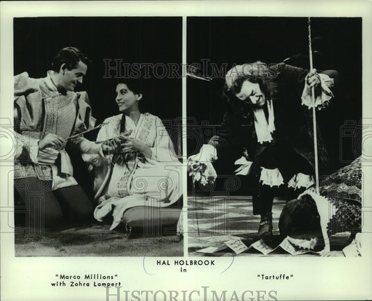 1967 Press Photo Hal Holbrook in "Marco Millions" and "Tartuffe" - mjc22016- Historic Images
