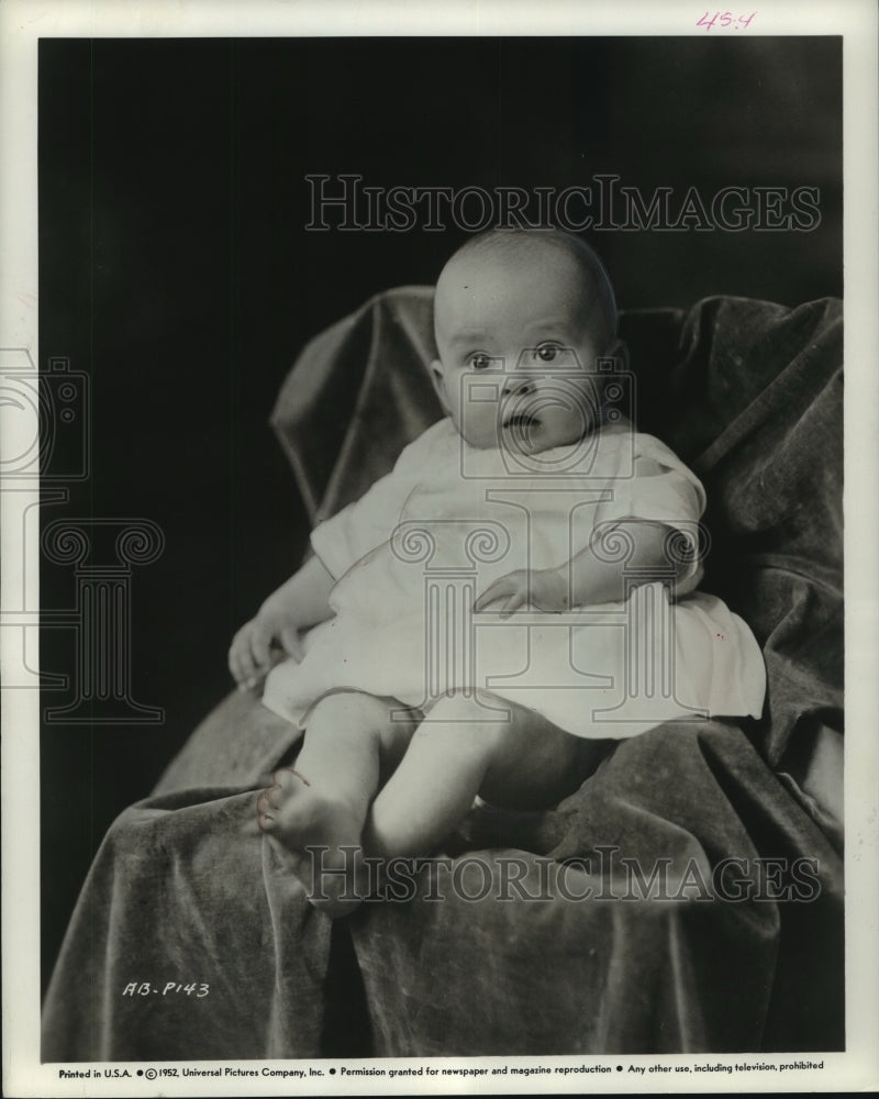 1952 Press Photo Ann Blyth, 18 months old - mjc22536- Historic Images