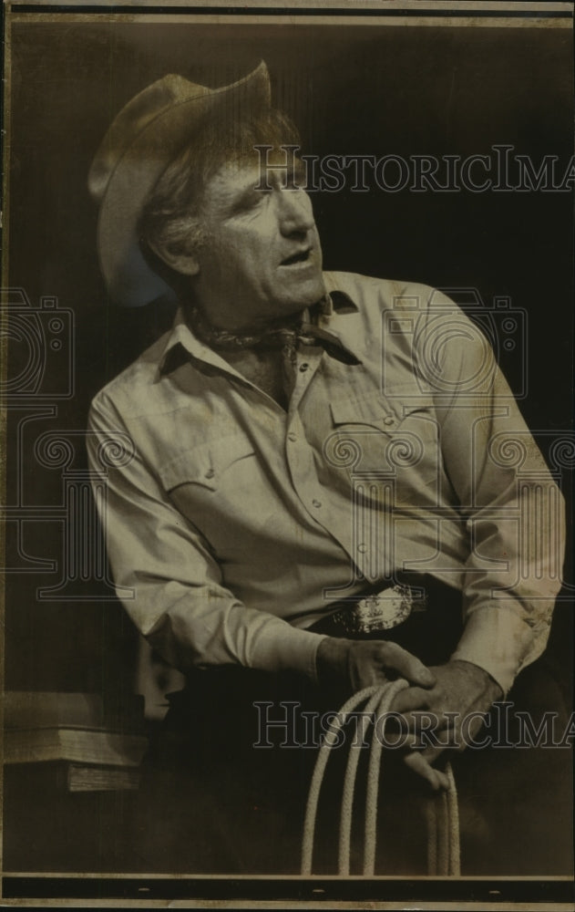 1971 Press Photo James Whitmore, actor- Historic Images