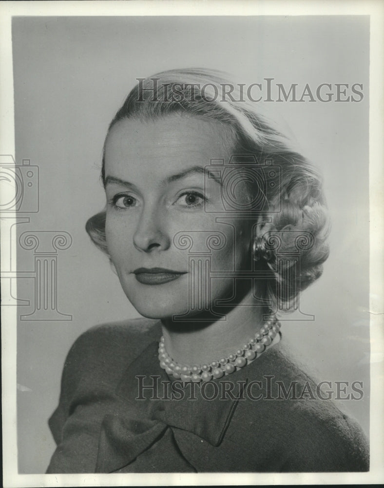 1956 Press Photo Actress Dina Merrill in "Return to Cassino"- Historic Images