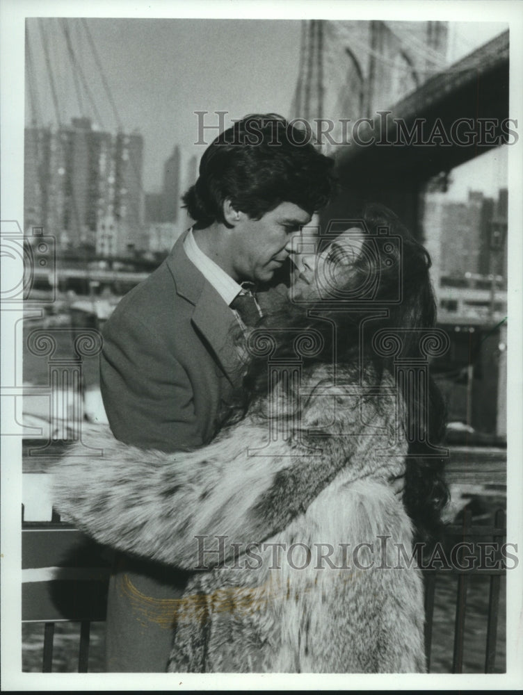 1985 Press Photo Janae Seymour and Tim Matheson in Obsessed with a Married Woman- Historic Images