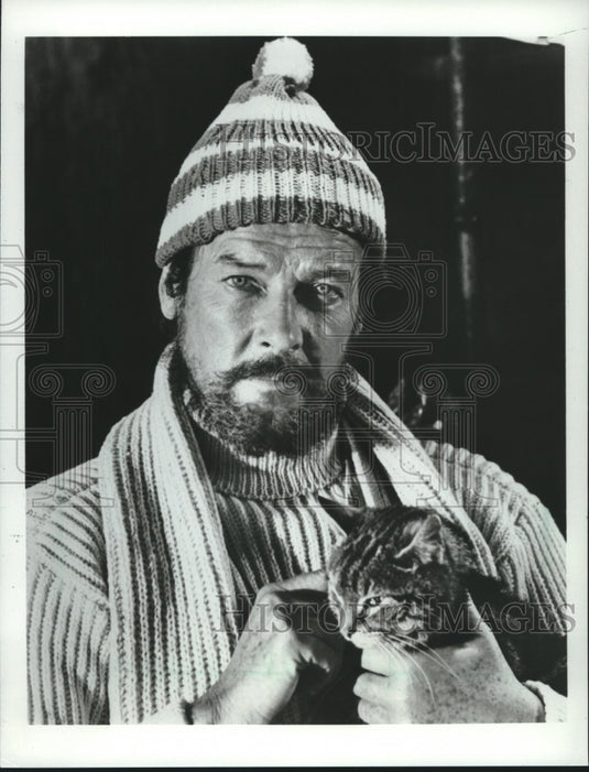 1983 Press Photo Roger Moore stars in "Assault Force" on ABC - mjc24433- Historic Images