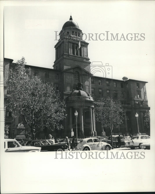 1964 Press Photo Johannesburg's City Hall In South Africa - mjc24651- Historic Images