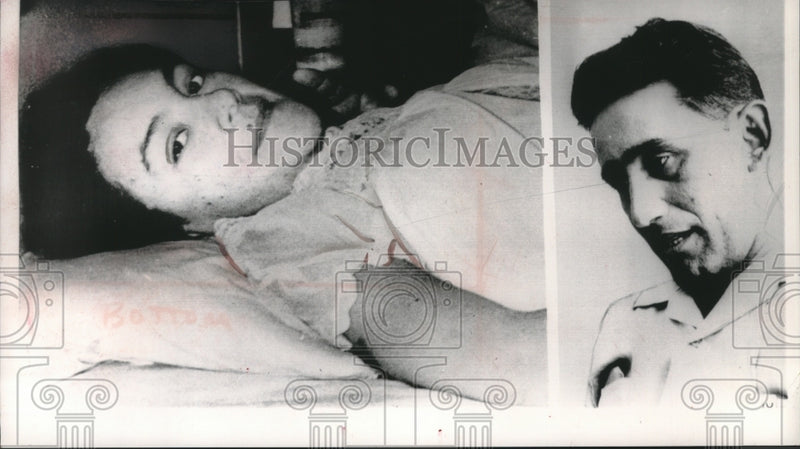 Load image into Gallery viewer, 1963 Press Photo Mrs. Ines Marie Cuervo de Prieto, 34, and her husband
