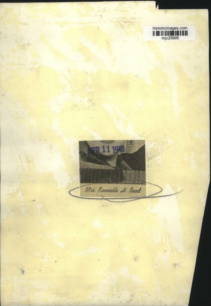 1943 Press Photo Mrs. Kenneth H. Read - mjc25995