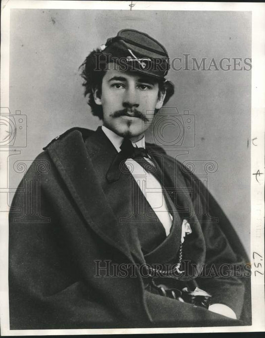 1961 Press Photo Frederick Trettin, Civil War soldier, Milwaukee, Wisconsin- Historic Images