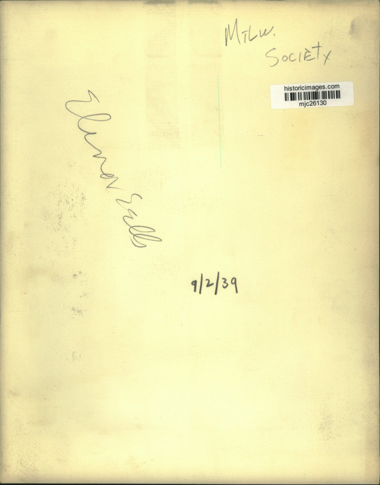 1939 Press Photo Milwaukee society, Elinor Eells - mjc26130