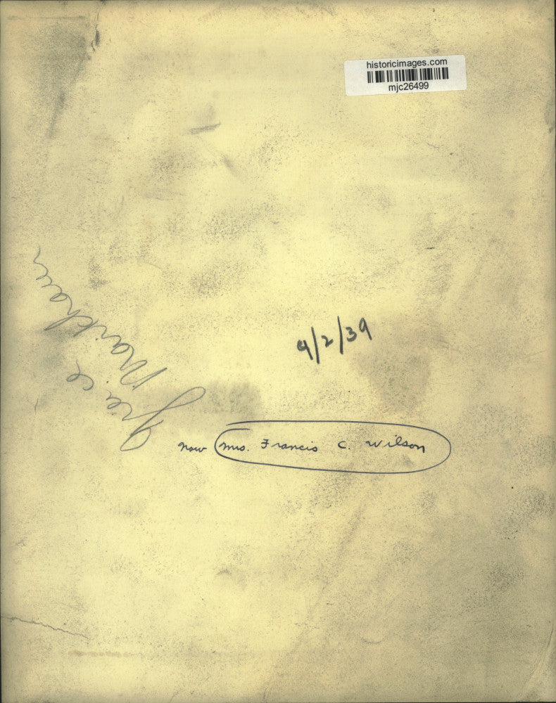 1939 Press Photo Grace Markham - mjc26499