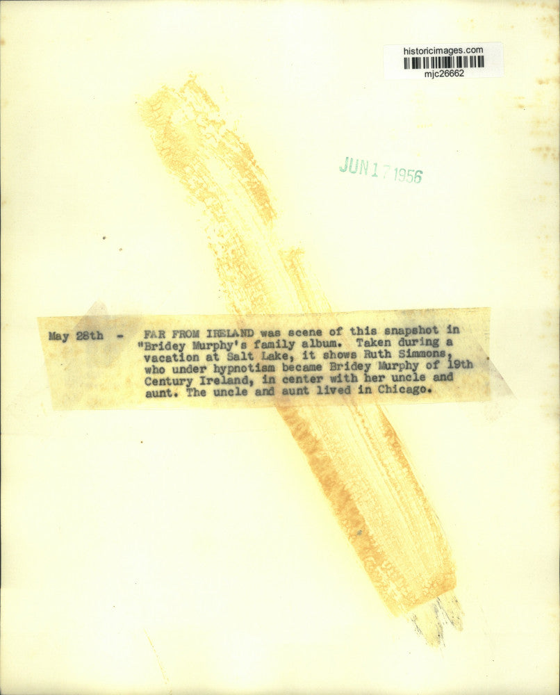 1956 Press Photo Ruth Simmons & family at Salt Lake - mjc26662