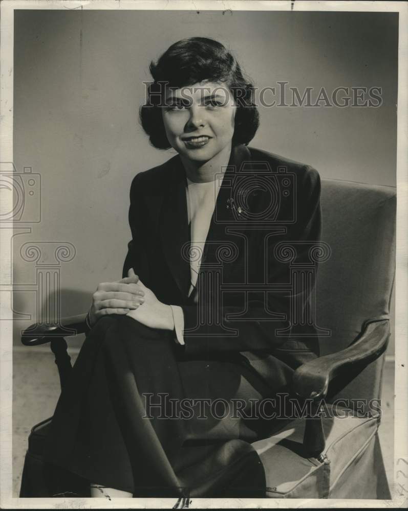 1956 Press Photo Beverly Stevens soon to be Mrs. Bruce P. Reid - mjc26688