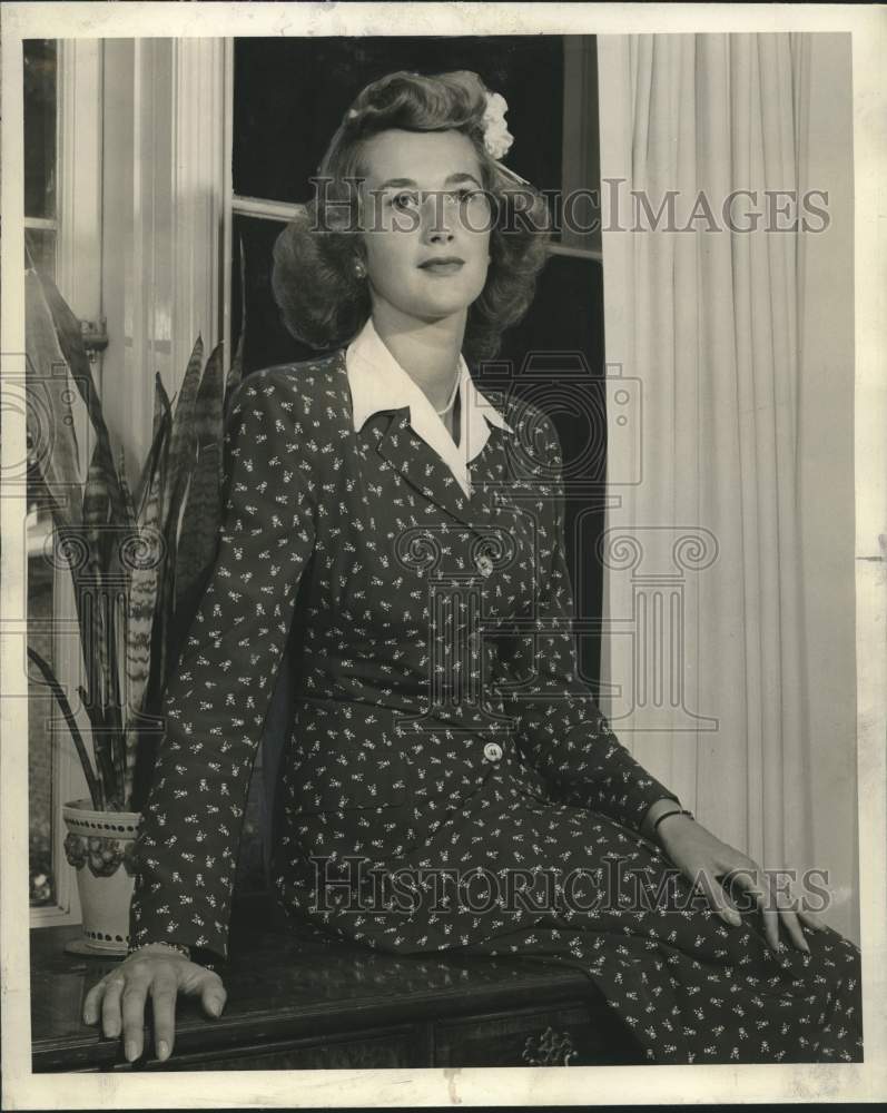 1942 Press Photo Marna Reynolds Rhyan now Mrs. A. Carl Stelling III - mjc26714