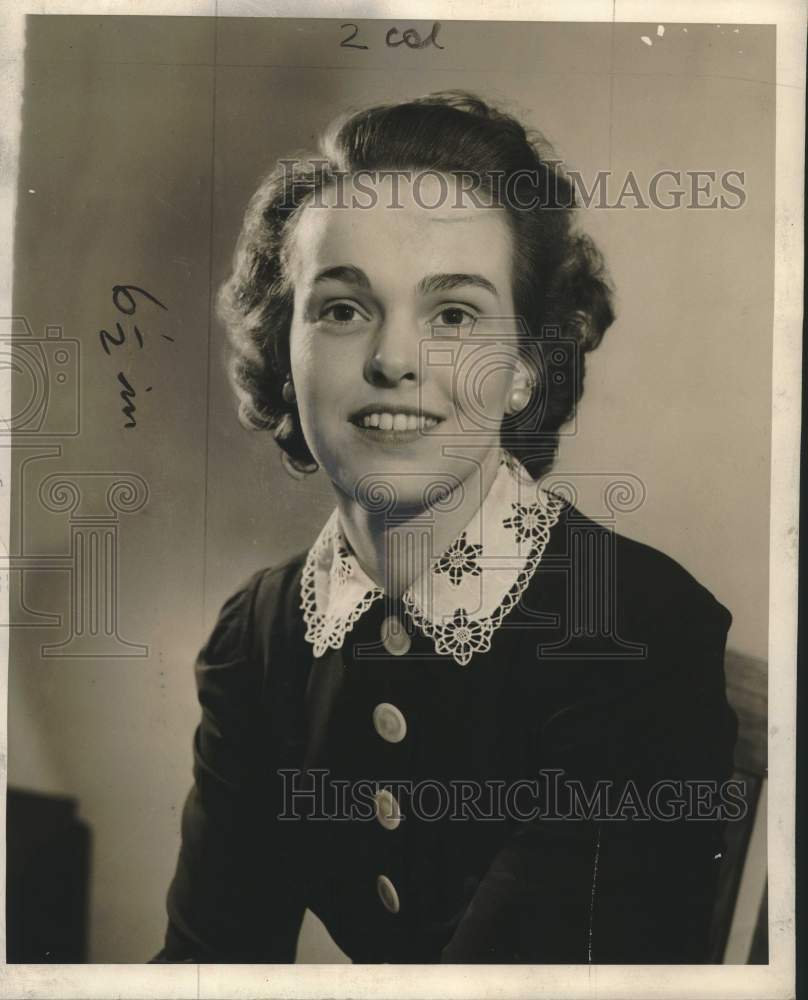 1942 Press Photo Jean Wilcox, Washington, D.C. - mjc26809