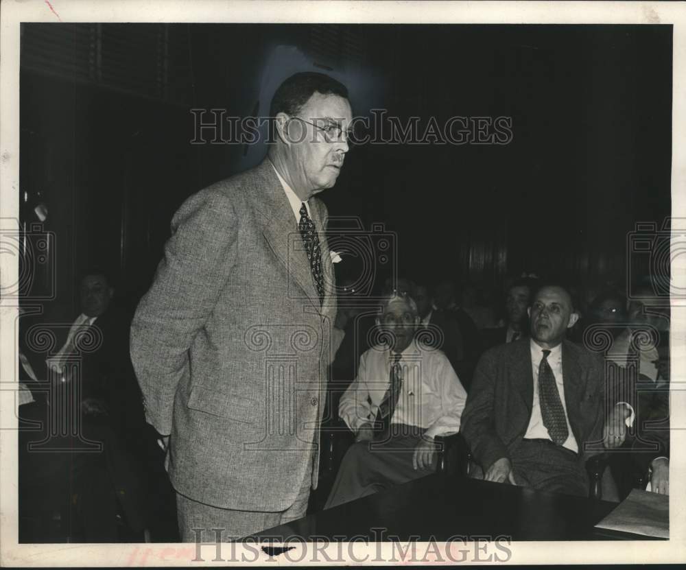 1955 Press Photo Thomas H. Spence Milwaukee Lawyer - mjc27000- Historic Images