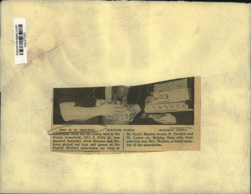 1934 Press Photo Mrs. M. W. Sheldon and others at Saint Paul's Mission House