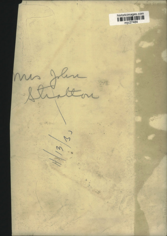 1930 Press Photo Mrs. John Stratton - mjc27484