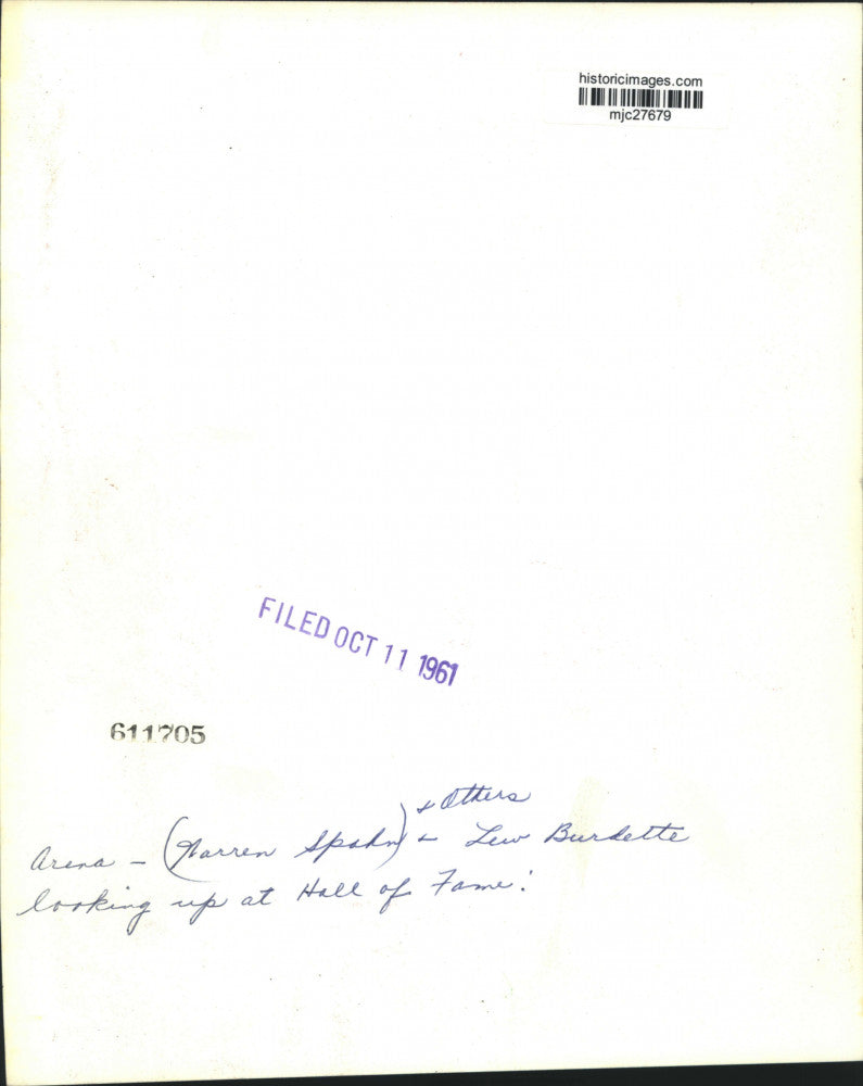 1961 Press Photo Hall of Fame at Milwaukee Arena, Wisconsin - mjc27679