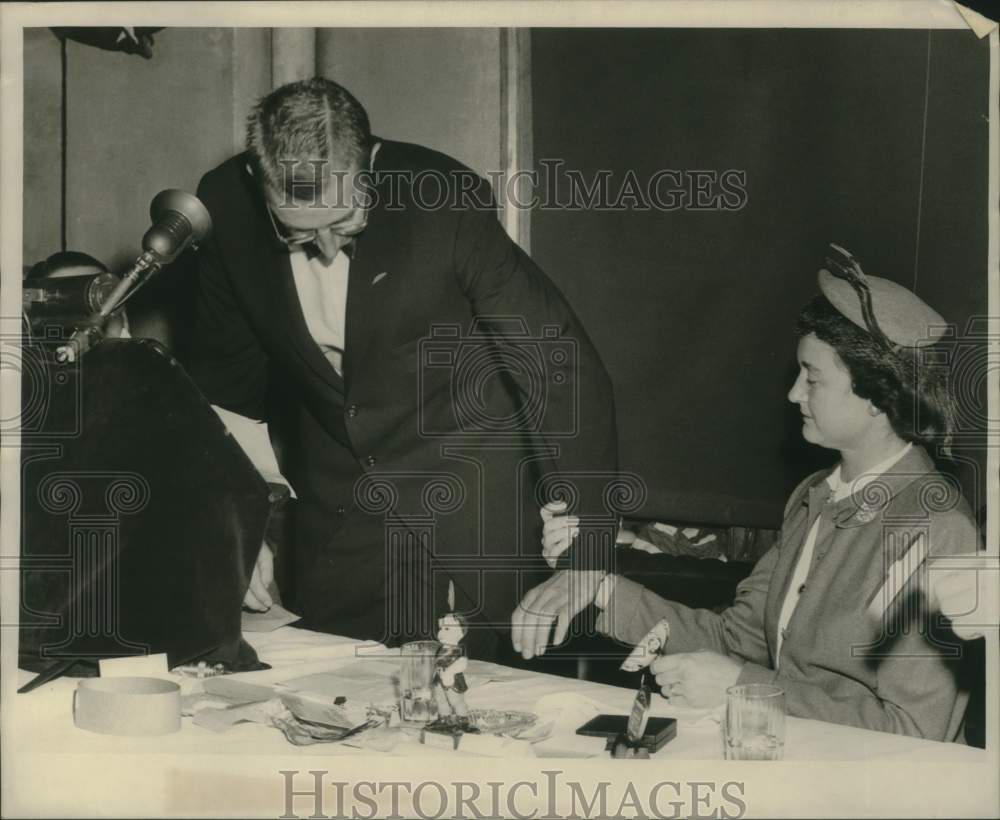 1954 Press Photo Carlton P. Wilson - mjc28476- Historic Images