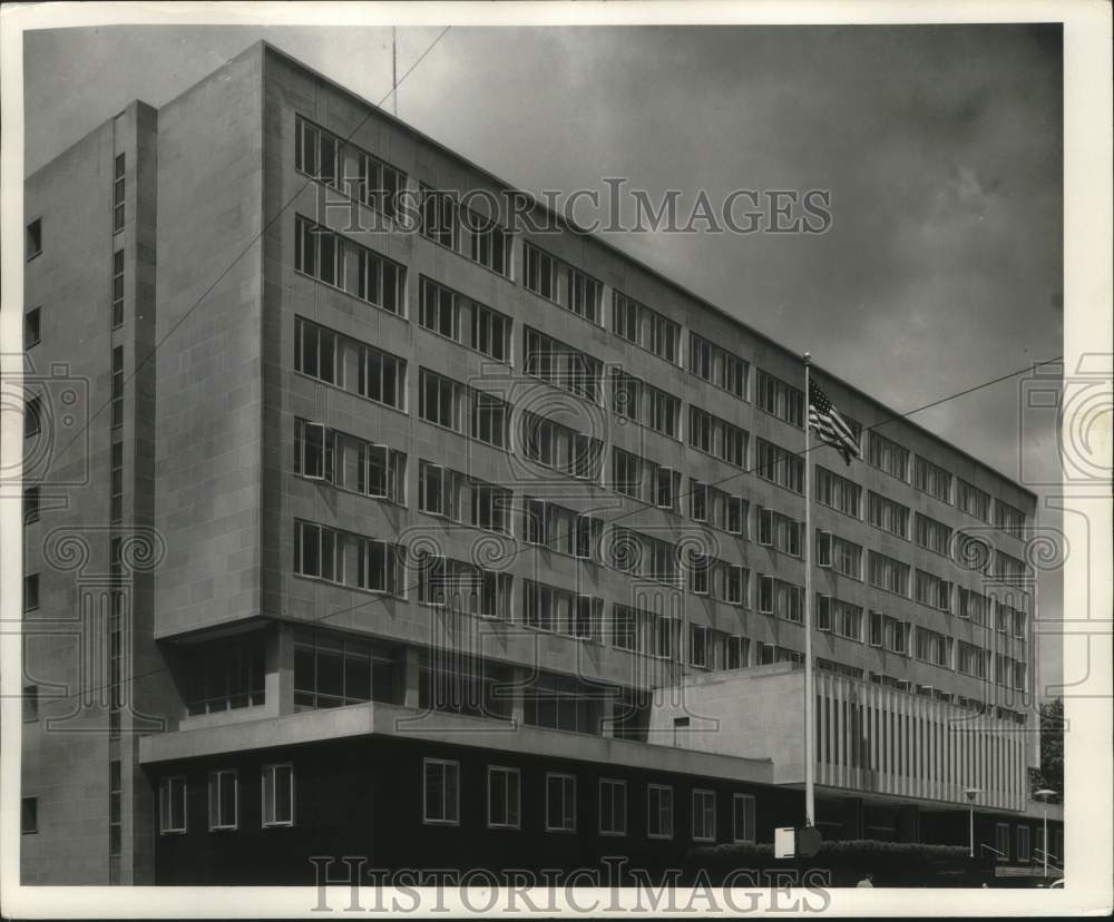 1957 Press Photo Madison Dane County building Madison, Wisconsin - mjc28954