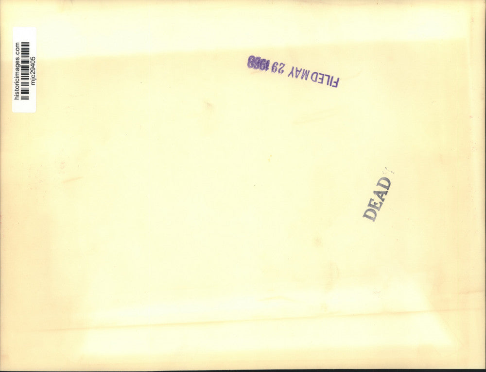 1968 Press Photo French Premier Georges Pompidou arriving at a conference, Paris