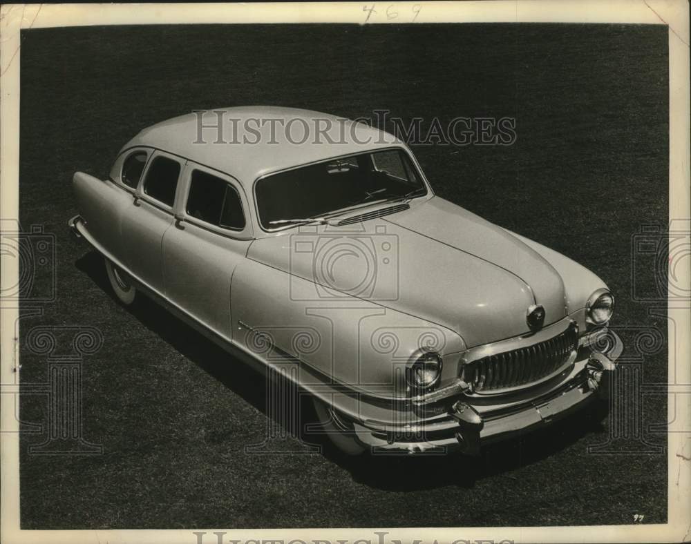 1951 Press Photo Nash Statesman Model feature improvements, Michigan.- Historic Images