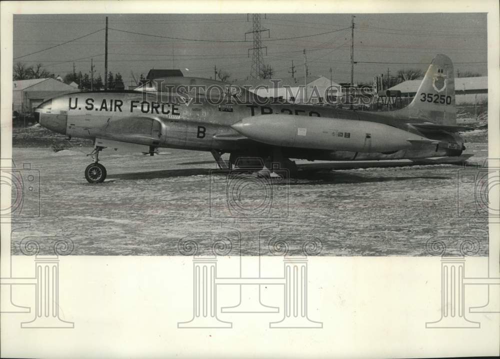 1965 Press Photo Lockheed T-33 Jet Trainer aircraft- Historic Images