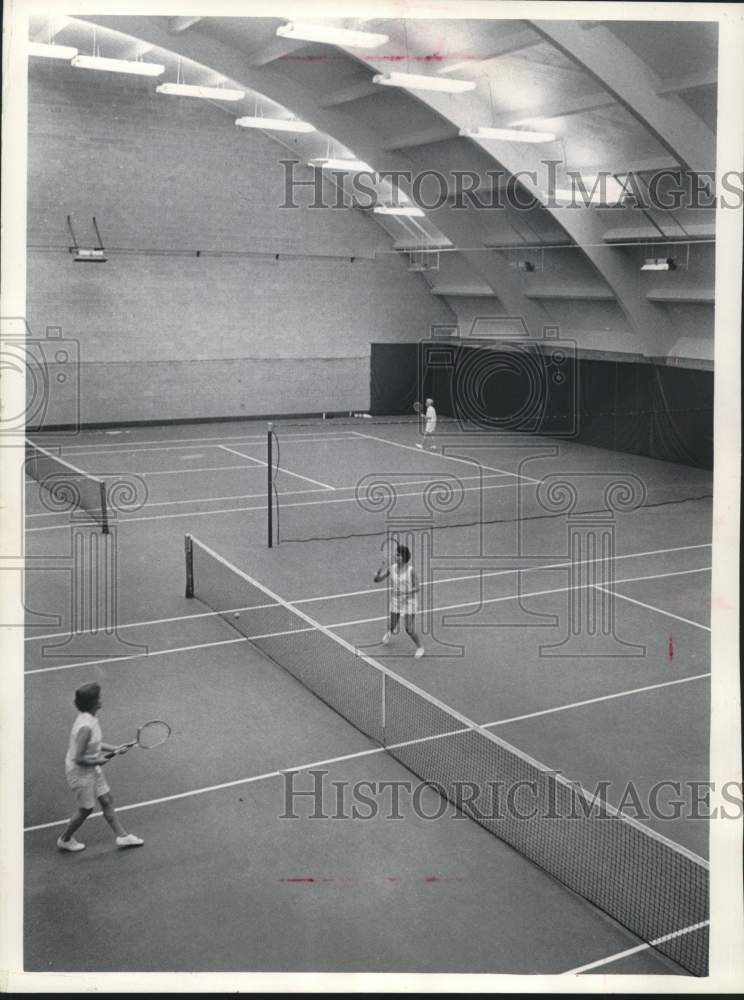 1965 Press Photo Tennis Court at private club - mjc29873- Historic Images