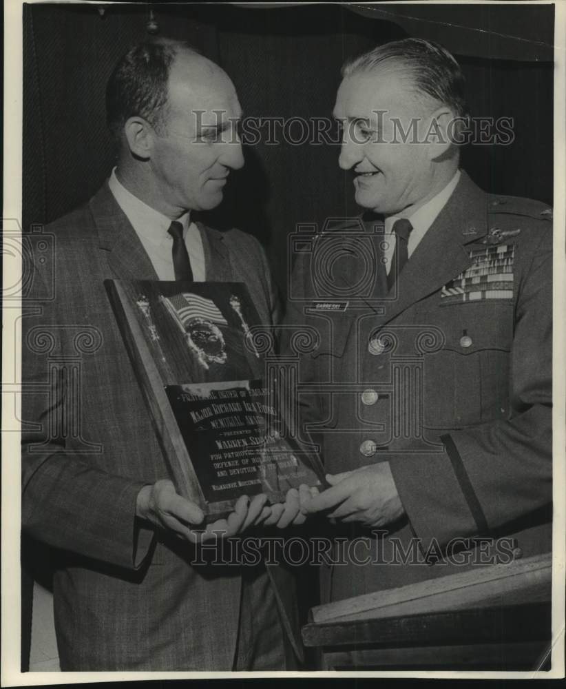 1966 Press Photo Baseball's Warren Spahn Honored in Milwaukee Remembers Program- Historic Images