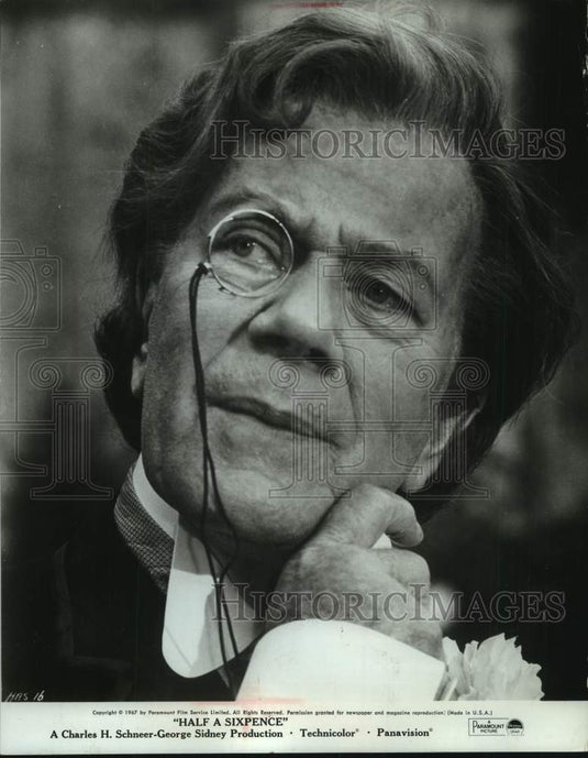 1968 Press Photo Cyril Richard starring in "Half a Sixpence" - mjc30517- Historic Images