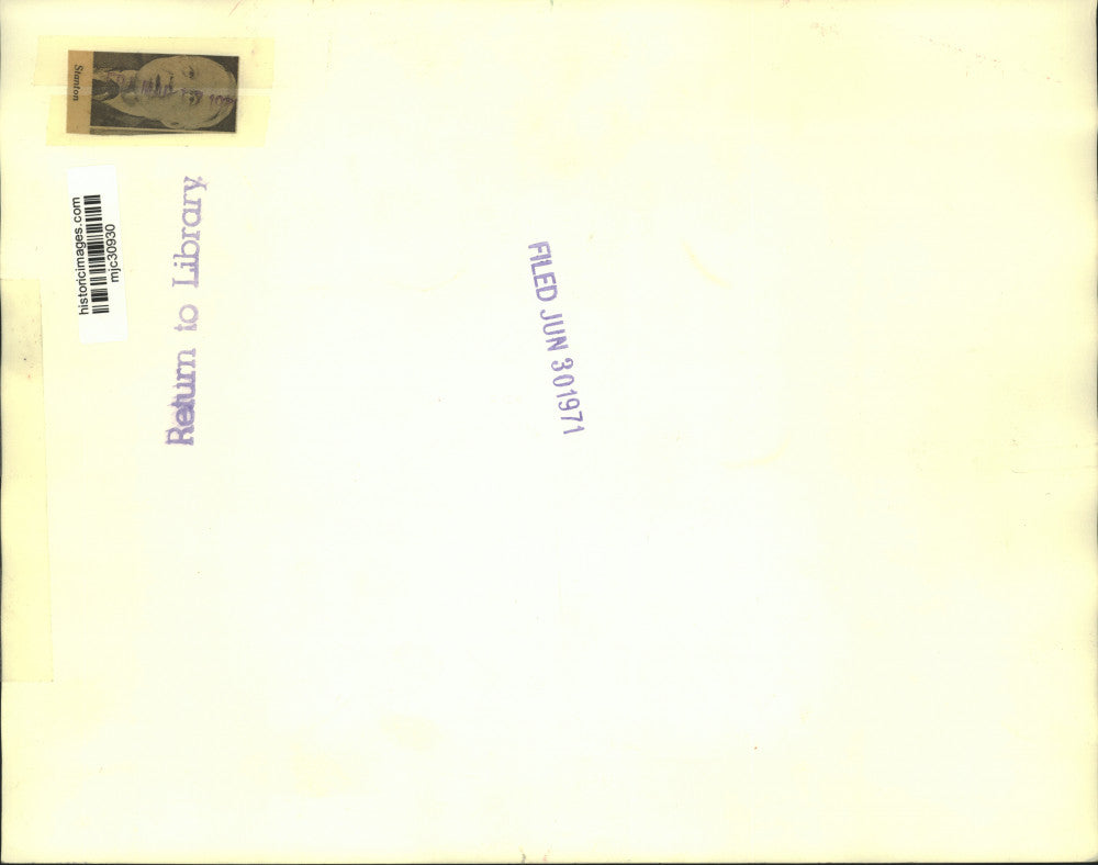 1967 Press Photo Fred Stanton CBS President - mjc30930