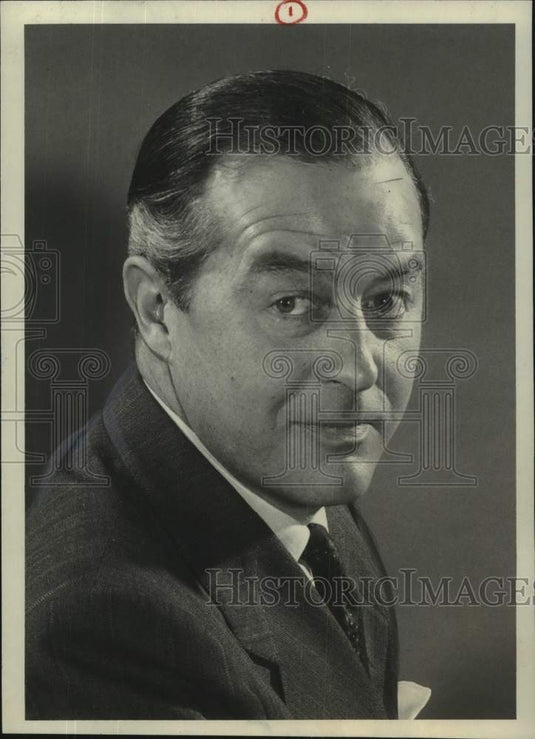1952 Press Photo Ray Milland to perform in "Love From a Stranger" on Radio.- Historic Images