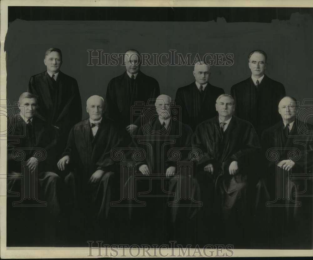 1940 Press Photo Supreme Court of the United States members - mjc32359
