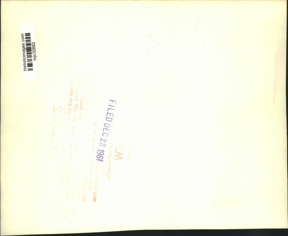 1961 Press Photo Romano Mussolini and fiancee Maria Scicolone in Rome.