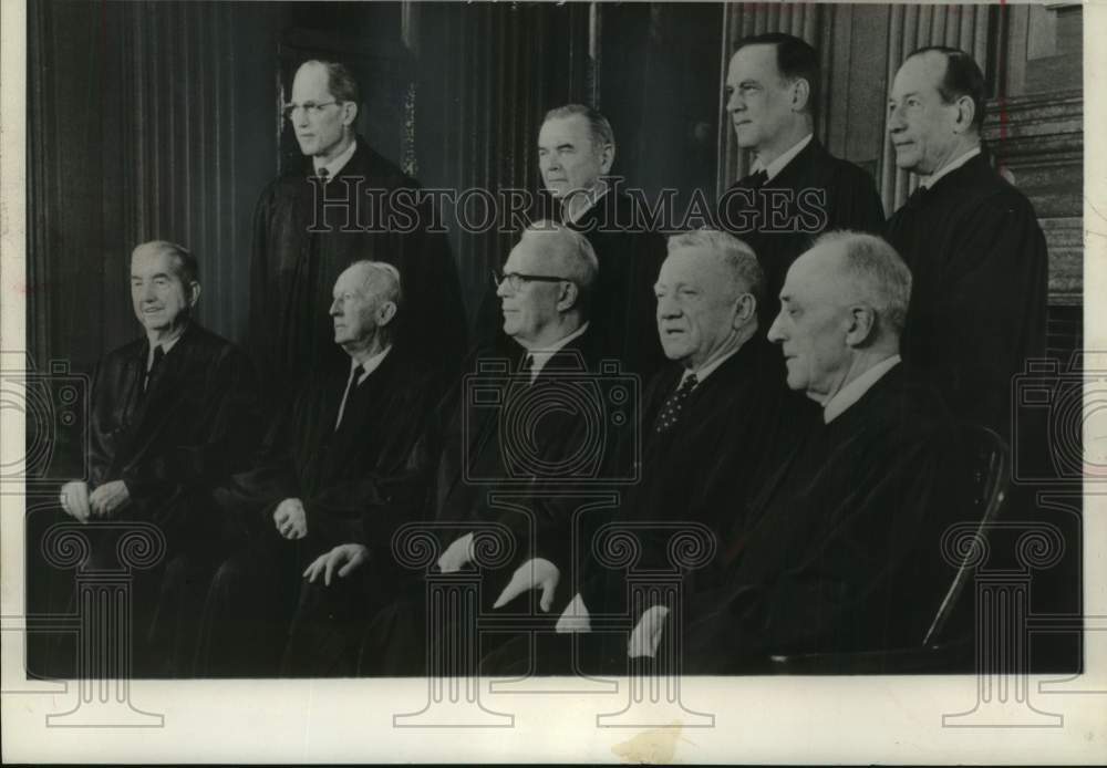 1965 Press Photo United States Supreme Court Justices, Washington - mjc32771- Historic Images