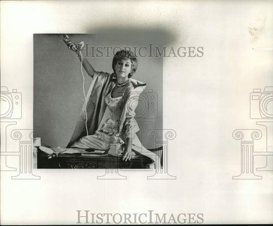 1963 Press Photo "Lady in the Dark" is sung by soprano Rise Stevens. - mjc32926- Historic Images