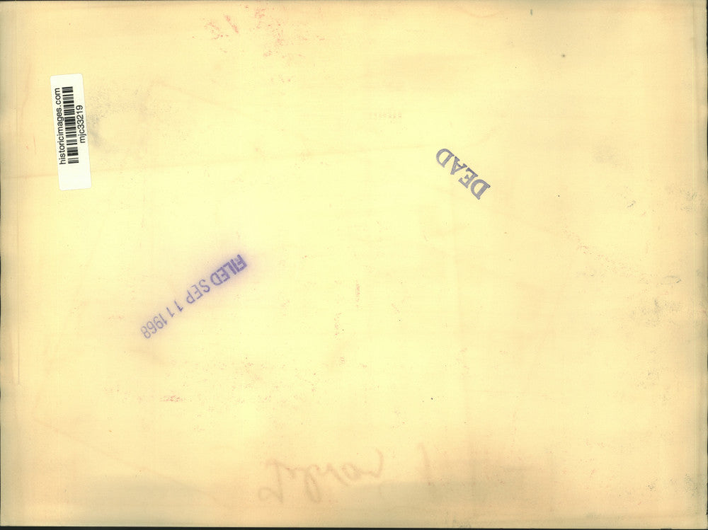 1968 Press Photo Hubert H. Humphrey enjoys fishing cruise, Lake Waverly, IA