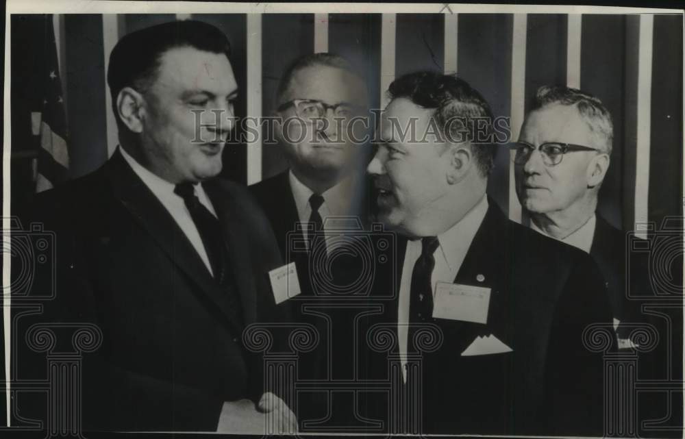 1961 Press Photo Wisconsin Sheriffs & Deputy Sheriff's Association meeting- Historic Images