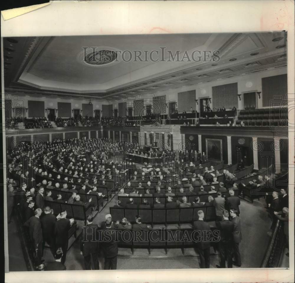 1964 Press Photo United States house of representatives in session - Historic Images