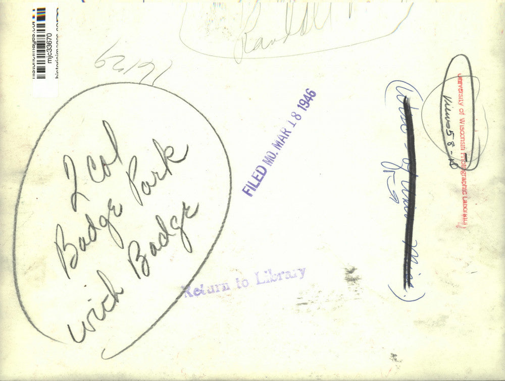 1946 Press Photo University of Wisconsin campus - mjc33670