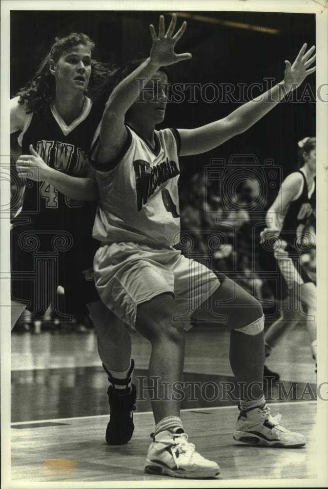 1994 Press Photo University of Wisconsin-Madison Basketball Badger Barb Franke- Historic Images