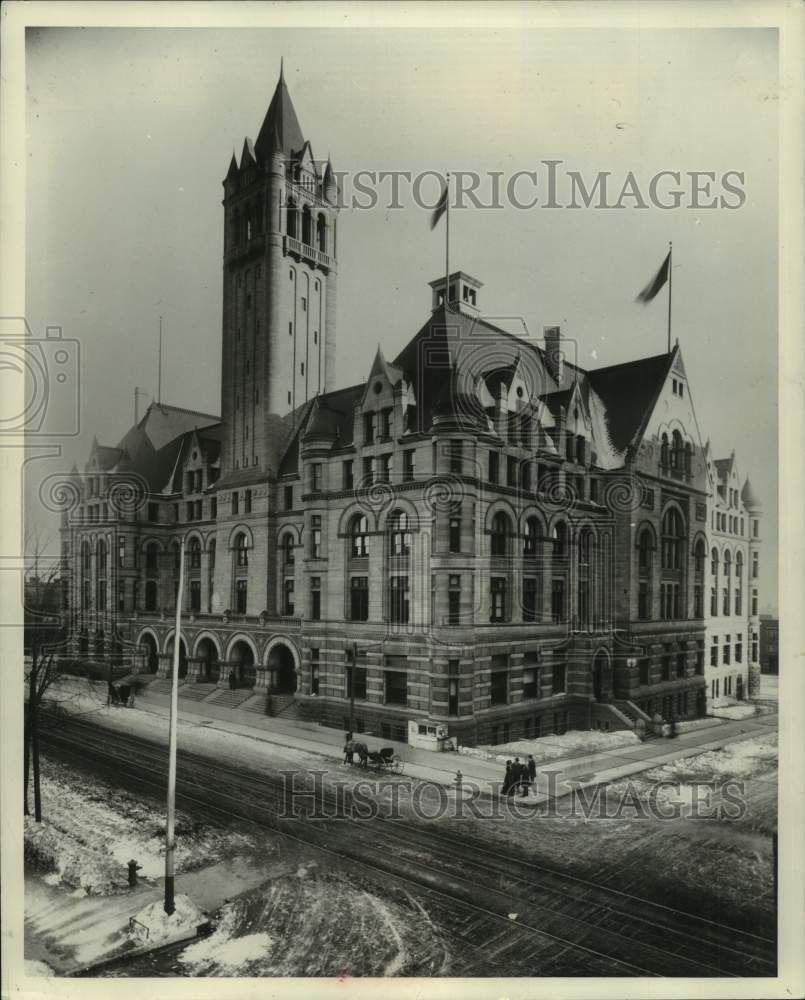 1954 Press Photo New United States Post Office building, Milwaukee, Wisconsin- Historic Images